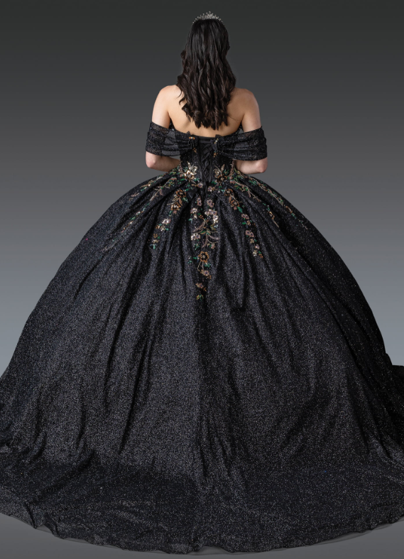 1939 DQ (BLACK) - QUINCEANERA DRESSES