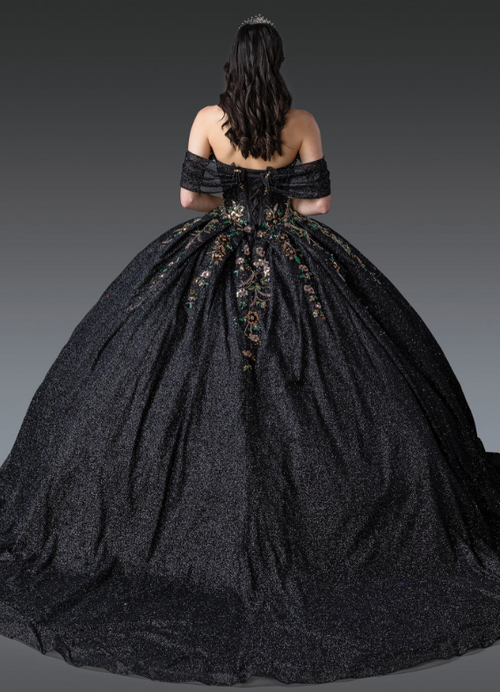 1939 DQ (BLACK) - QUINCEANERA DRESSES