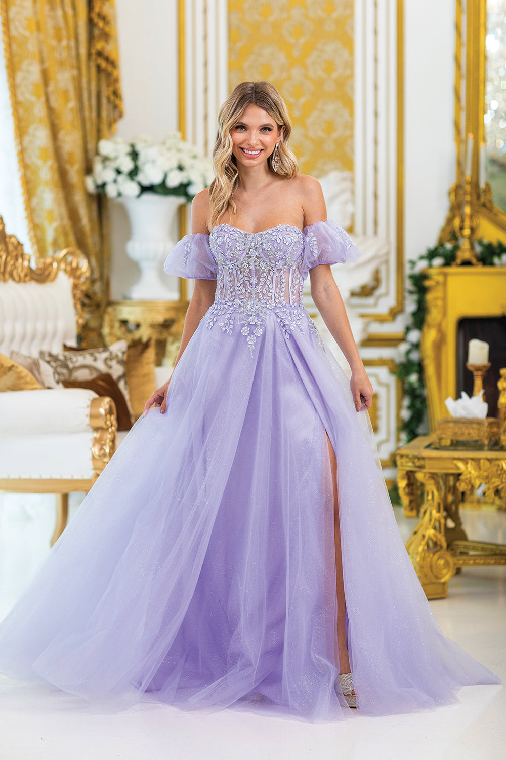 lucy prom dresses lucy in the sky navy blue dress Sweetheart Navy Blue Appliques A-line Ruffle Long Prom