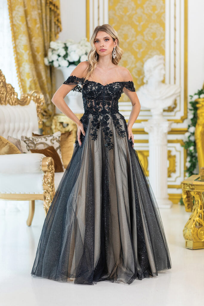 4429 DQ (BLACK/ NUDE) - WOMEN PROM