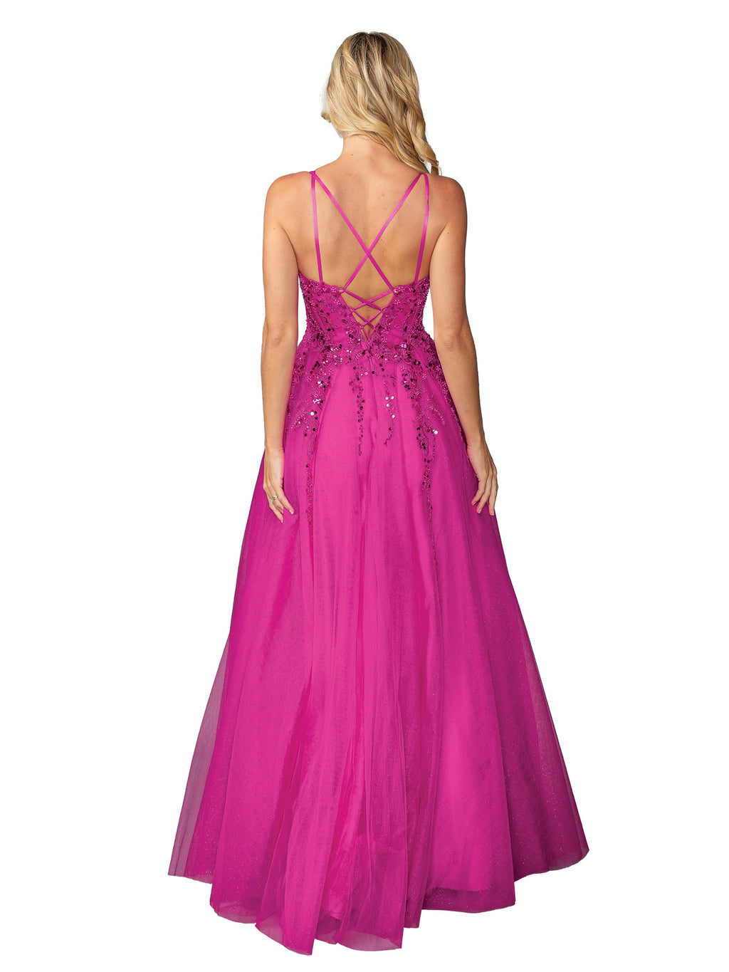 4437 DQ (FUCHSIA) - WOMEN PROM