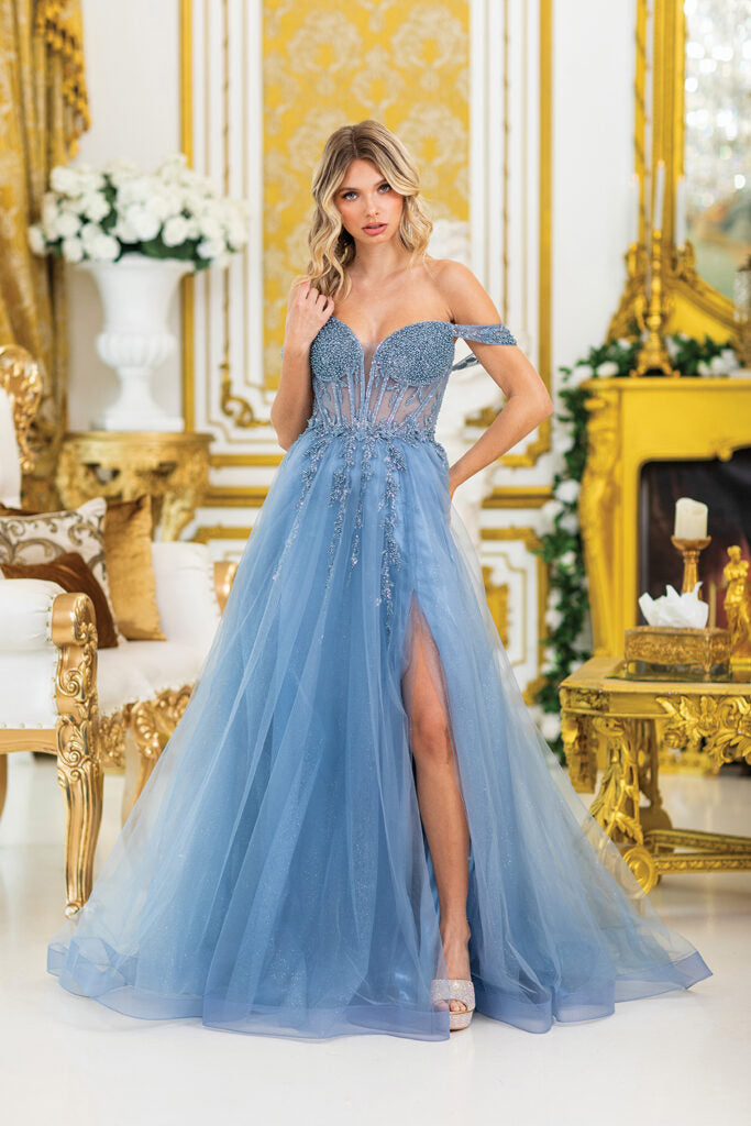 4490  DQ (DUSTY BLUE) - WOMEN PROM