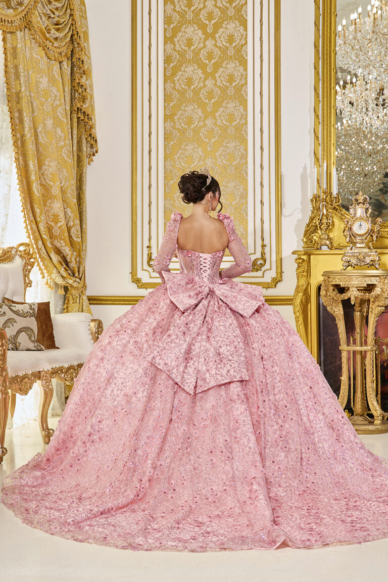 5077 DQ (BLUSH) - QUINCEANERA DRESSES