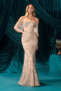 A1510 LD (SILVER-NUDE) - WOMEN PROM