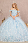 GL3166 GC (BABY BLUE) - QUINCEANERA DRESSES