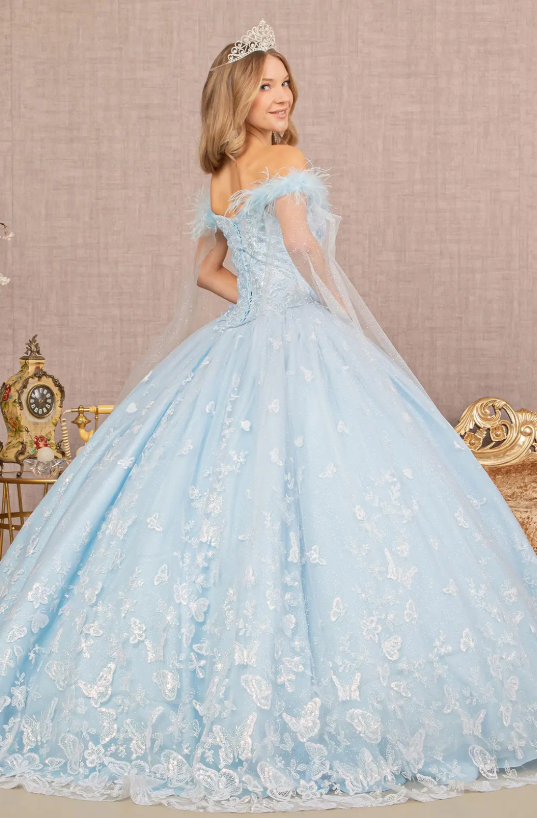 GL3166 GC (BABY BLUE) - QUINCEANERA DRESSES