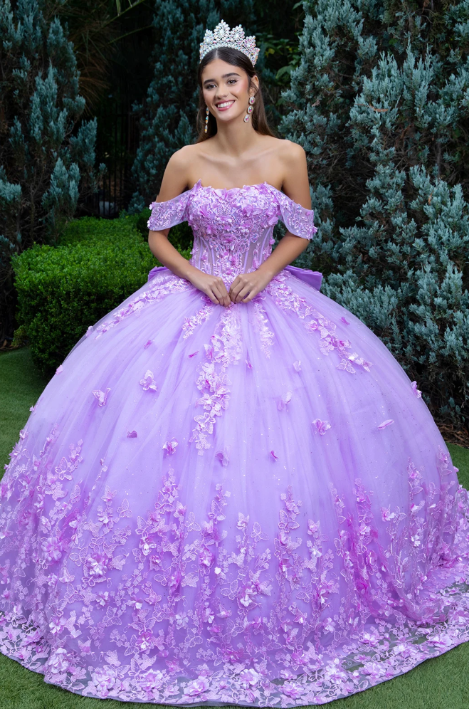 GL3524 (LAVENDER ROSE) - QUINCEANERA DRESSES