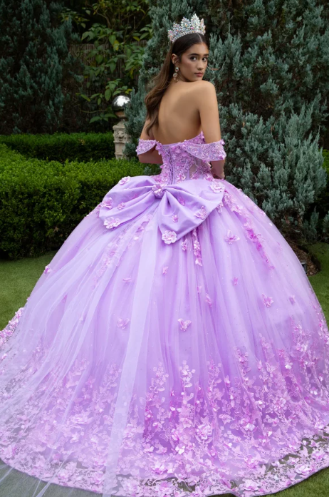 GL3524 (LAVENDER ROSE) - QUINCEANERA DRESSES