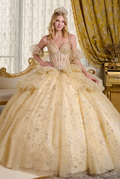 GL3646 (CHAMPAGNE) - QUINCEANERA DRESSES