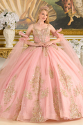 GL3814 (DUSTY ROSE) - QUINCEANERA DRESSES