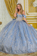 GL3795 (DUSTY BLUE) - QUINCEANERA DRESSES