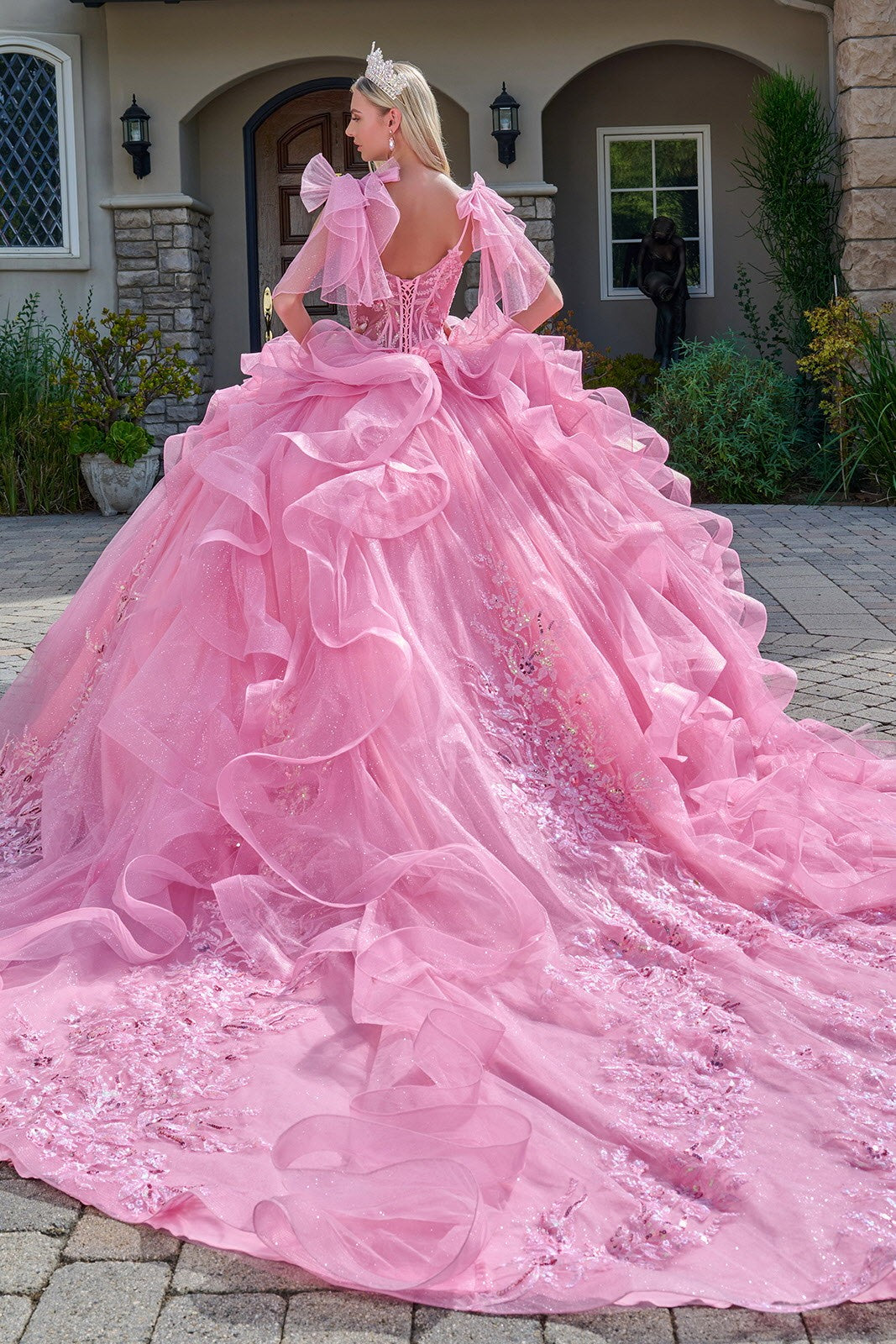 GL3804(PINK) - QUINCEANERA DRESSES