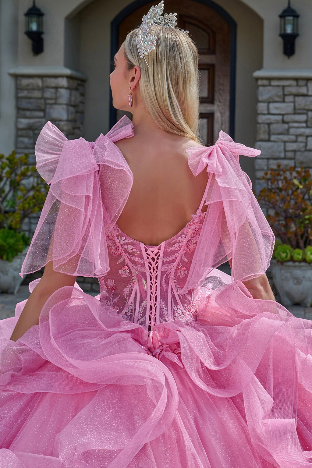 GL3804(PINK) - QUINCEANERA DRESSES
