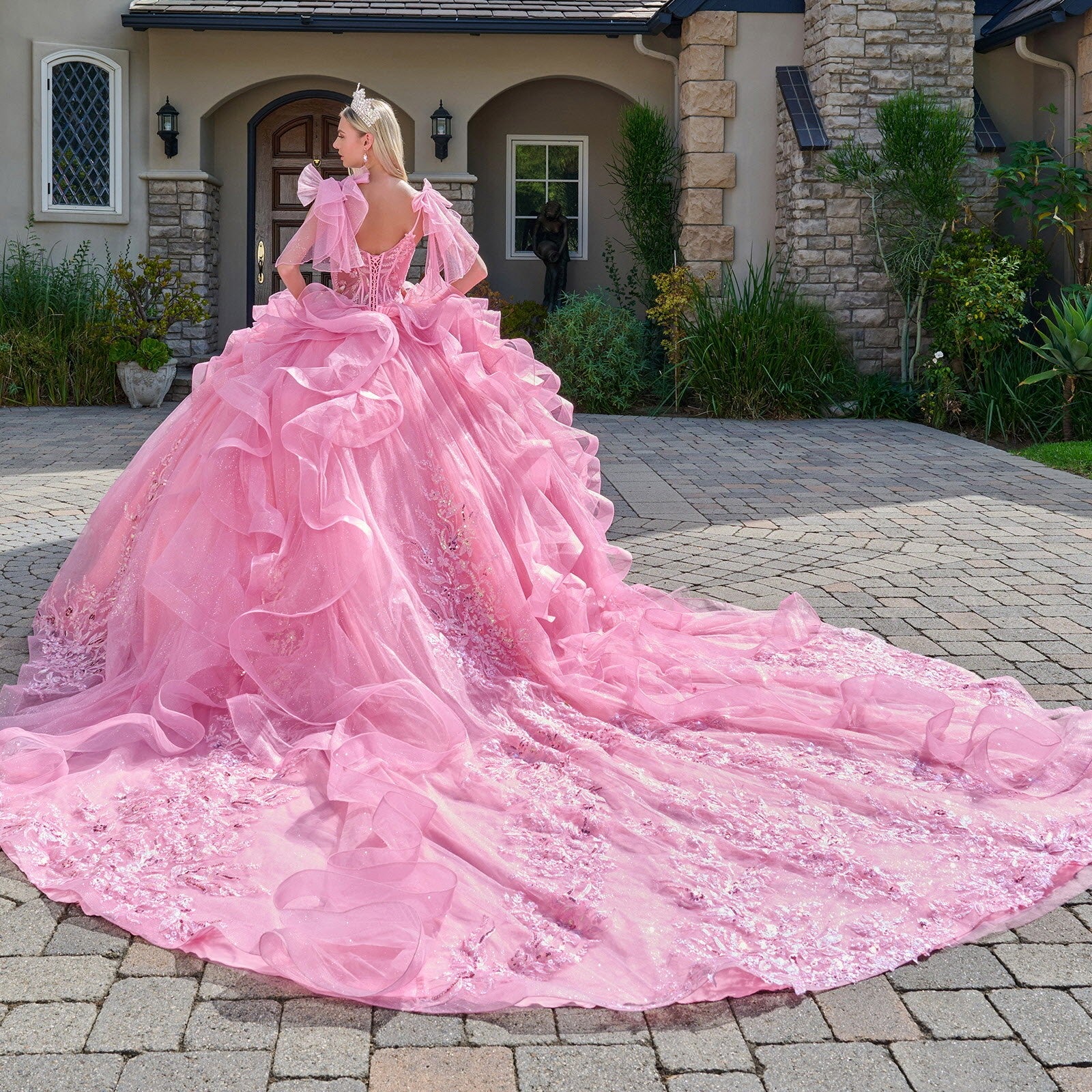 GL3804(PINK) - QUINCEANERA DRESSES