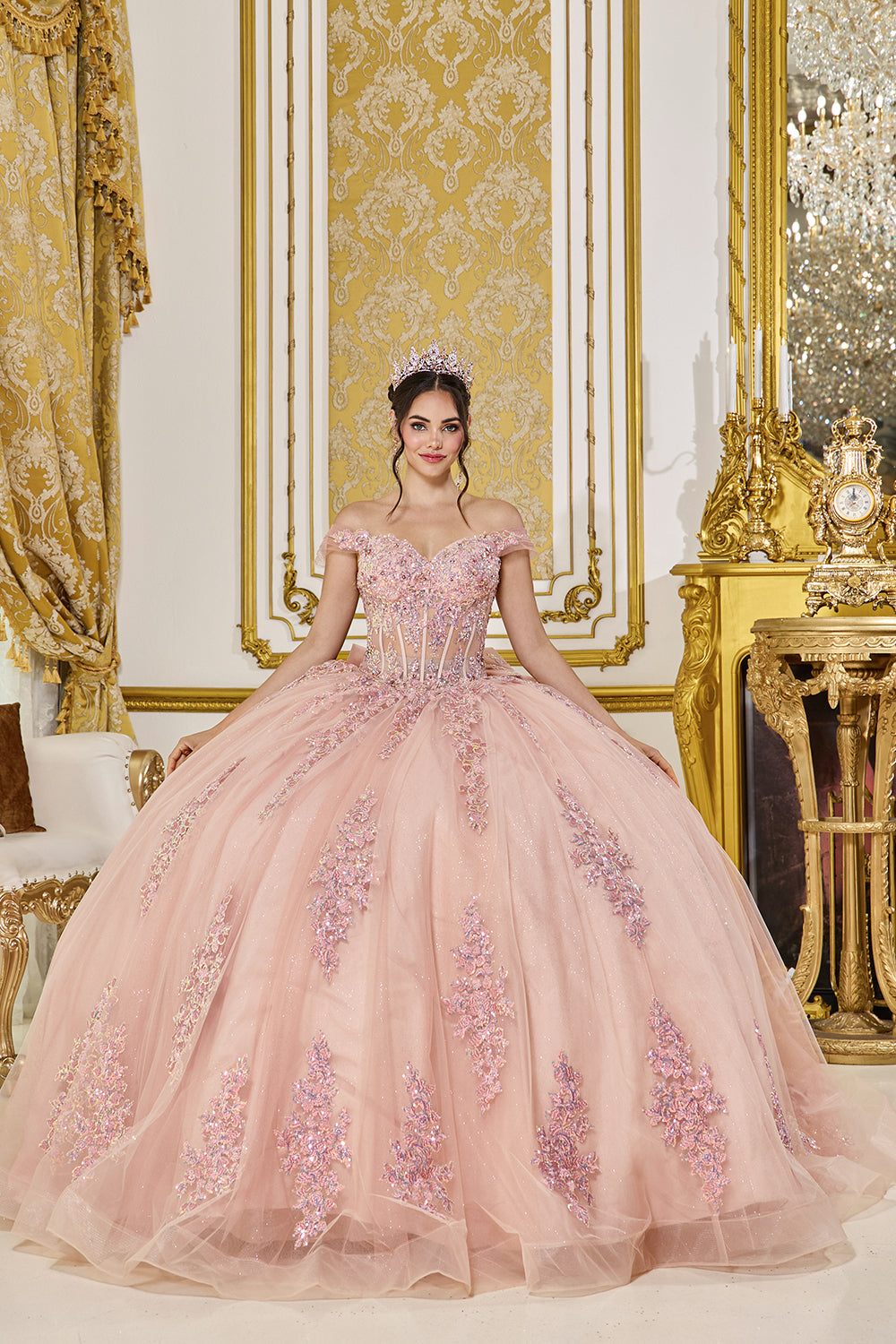 5121 DQ (ROSE GOLD) - QUINCEANERA DRESSES Lucys Formals 5121 DQ (ROSE GOLD) - QUINCEANERA DRESSES Lucys Formals