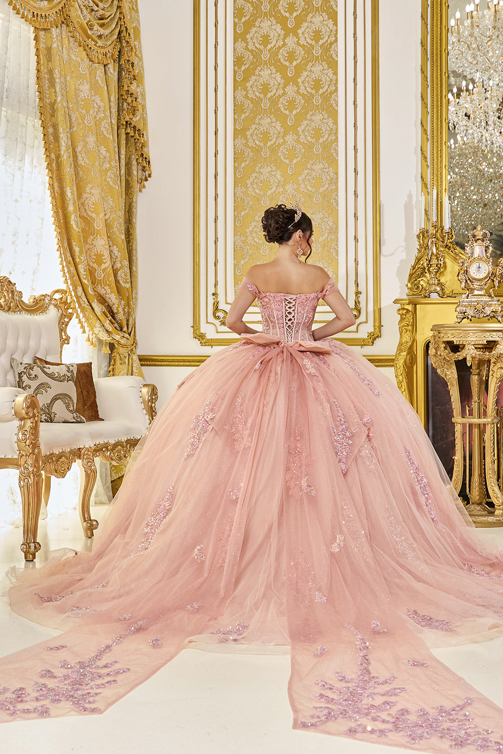 5121 DQ (ROSE GOLD) - QUINCEANERA DRESSES